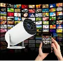 HD Android 11 Projector WiFi 6/BT 5.0 180°