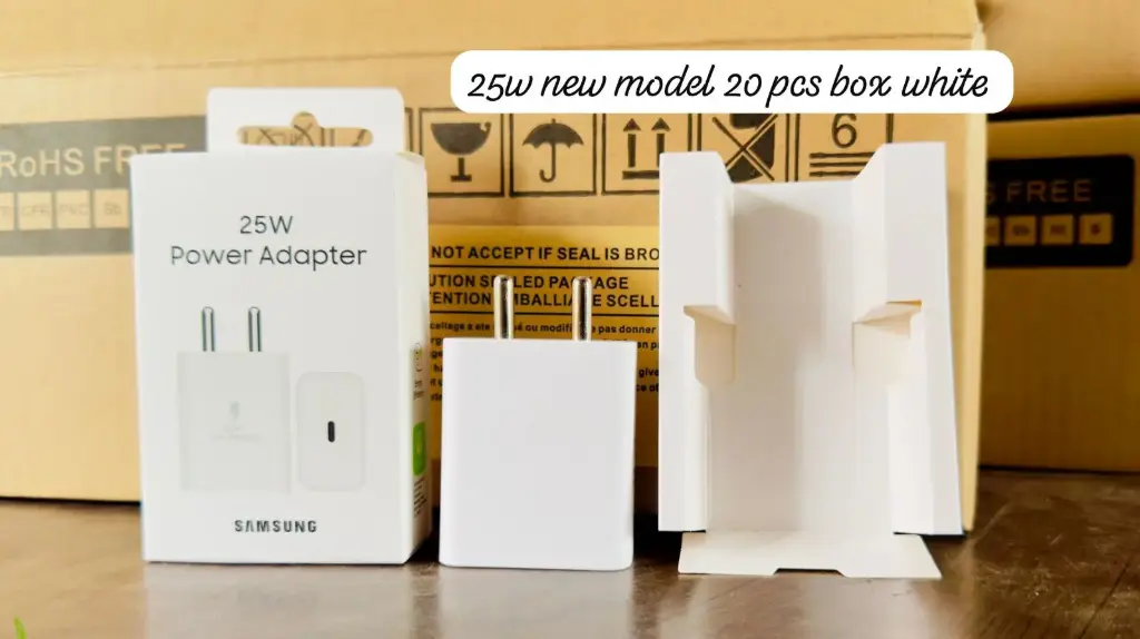 Samsung 25w new stock 1. Years wrrty  